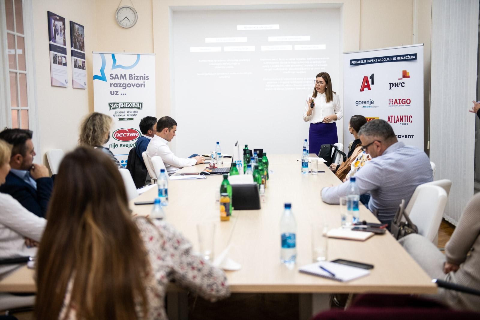 Trenutak sa BFS Company seminara o poslovnim veštinama