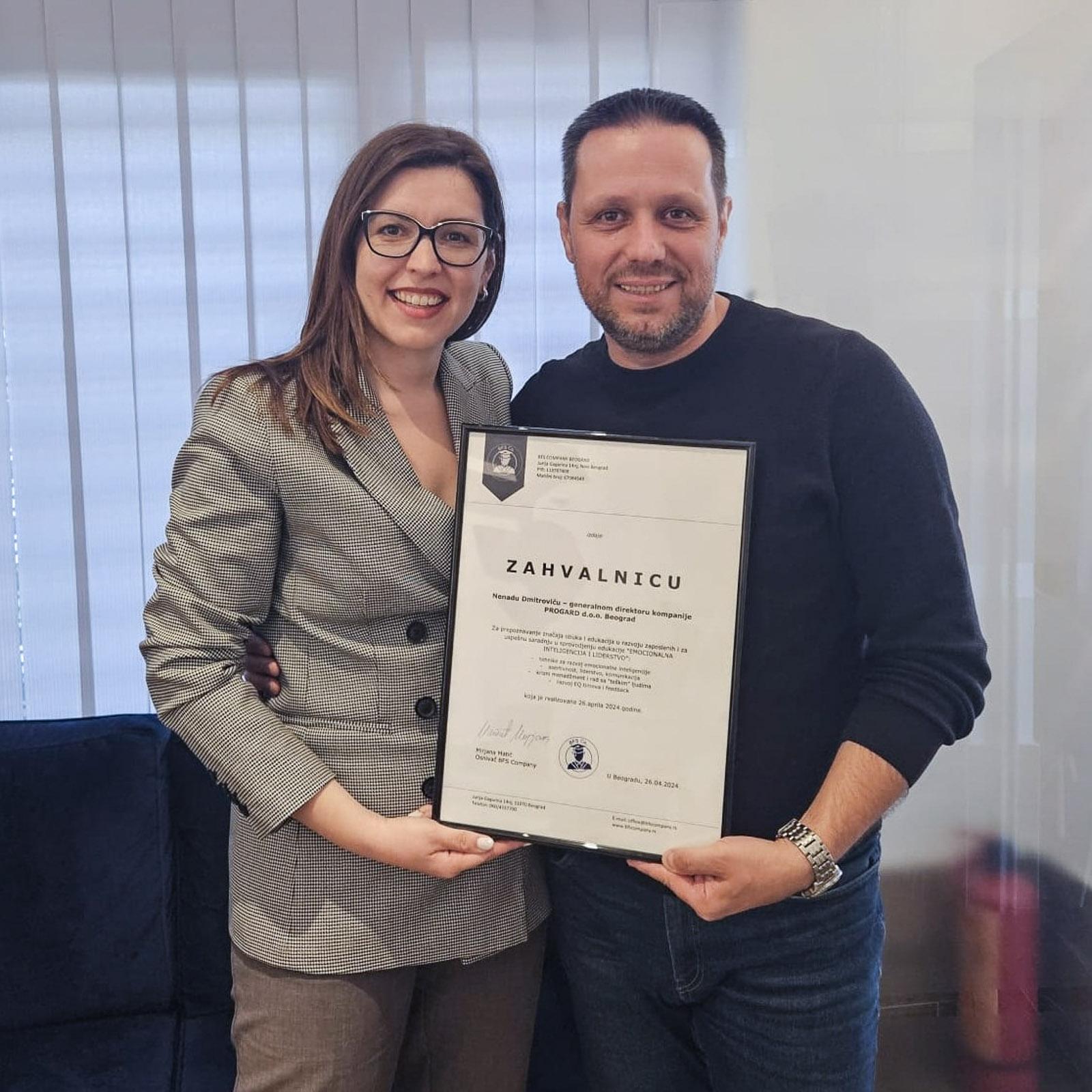 Grupna vežba na BFS Company edukativnom programu